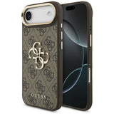 Husa de protectie Guess Hardcase Big 4G Classic Logo (GUHCP17M4GMGCBR) compatibil cu iPhone 17 Air, Maro