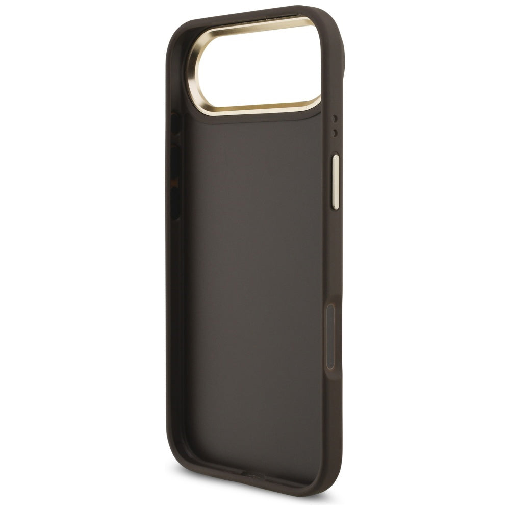 Husa de protectie Guess Hardcase Big 4G Classic Logo (GUHCP17M4GMGCBR) compatibil cu iPhone 17 Air, Maro