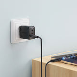 Cablu Acefast (C8-04), Fast Charging, USB to Type-C, 3A, Nylon Braided, 25.000 Bends, 1.2m, Negru