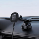 Suport Acefast with Wireless Charging (D47), for Dashboard, Magnetic Grip, Lock Clip, 15W, for 4.7-6.9" Phones, Negru