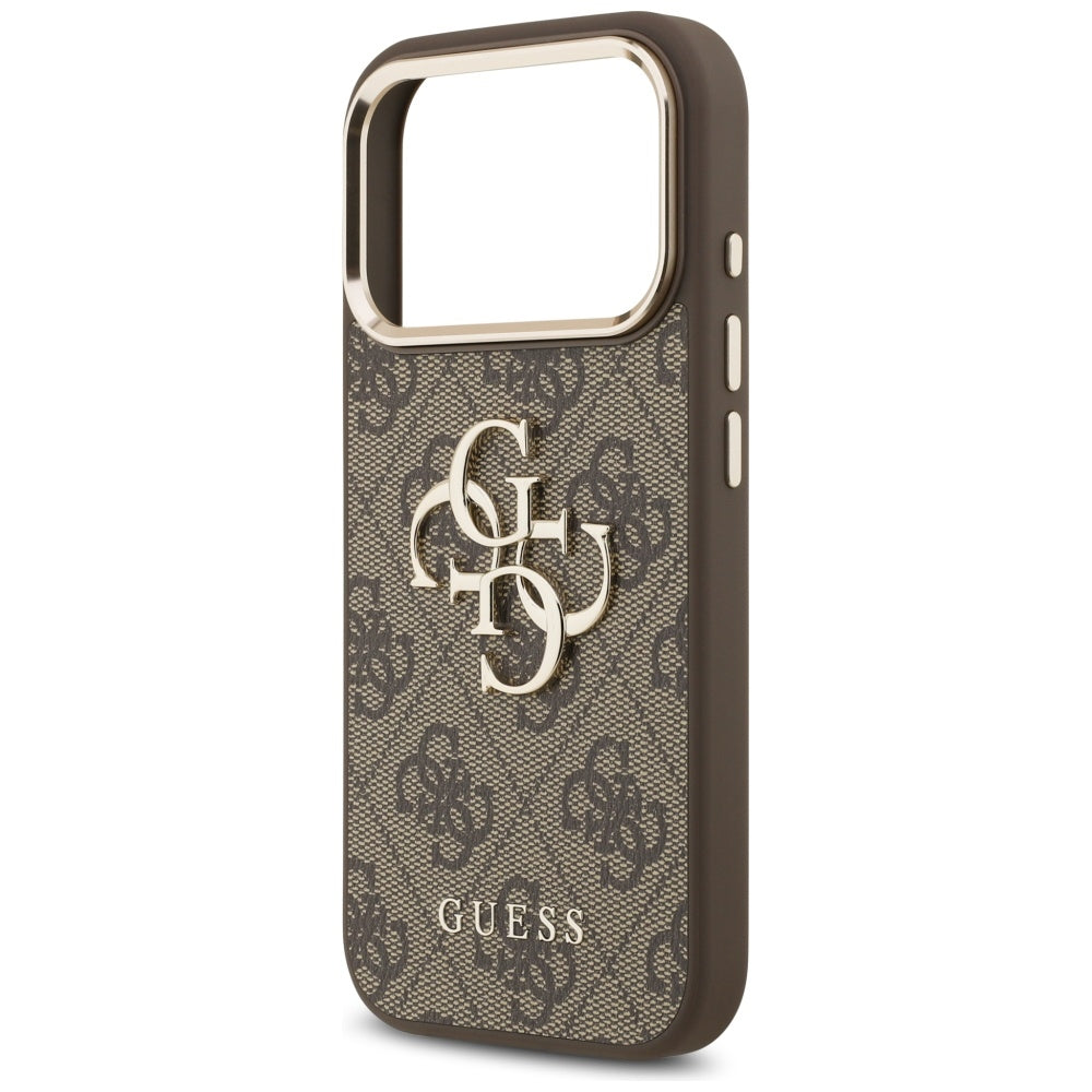 Husa de protectie Guess Hardcase Big 4G compatibil cu iPhone 17 Pro, Maro