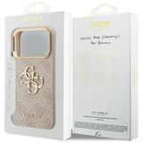 Husa de protectie Guess Hardcase Big 4G compatibil cu iPhone 17 Pro, Roz