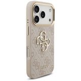 Husa de protectie Guess Hardcase Big 4G compatibil cu iPhone 17 Pro, Roz