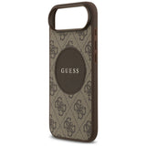 Husa de protectie Guess 4G Circle Classic Logo MagSafe (GUHMP17MP4PGRSGW) compatibil cu iPhone 17 Air, Maro