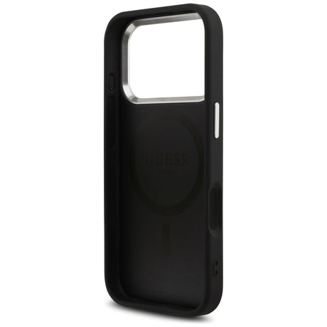 Husa de protectie Guess Glitter Series compatibil cu iPhone 17 Pro, Negru