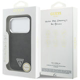 Husa de protectie Guess Glitter Series compatibil cu iPhone 17 Pro, Negru