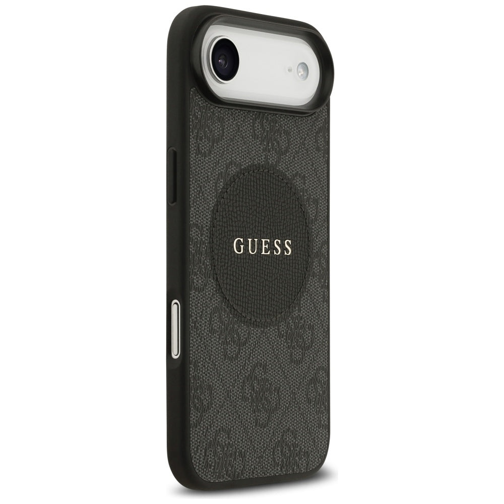 Husa de protectie Guess 4G Circle Classic Logo MagSafe (GUHMP17MP4PGRSGK) compatibil cu iPhone 17 Air, Negru