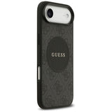 Husa de protectie Guess 4G Circle Classic Logo MagSafe (GUHMP17MP4PGRSGK) compatibil cu iPhone 17 Air, Negru