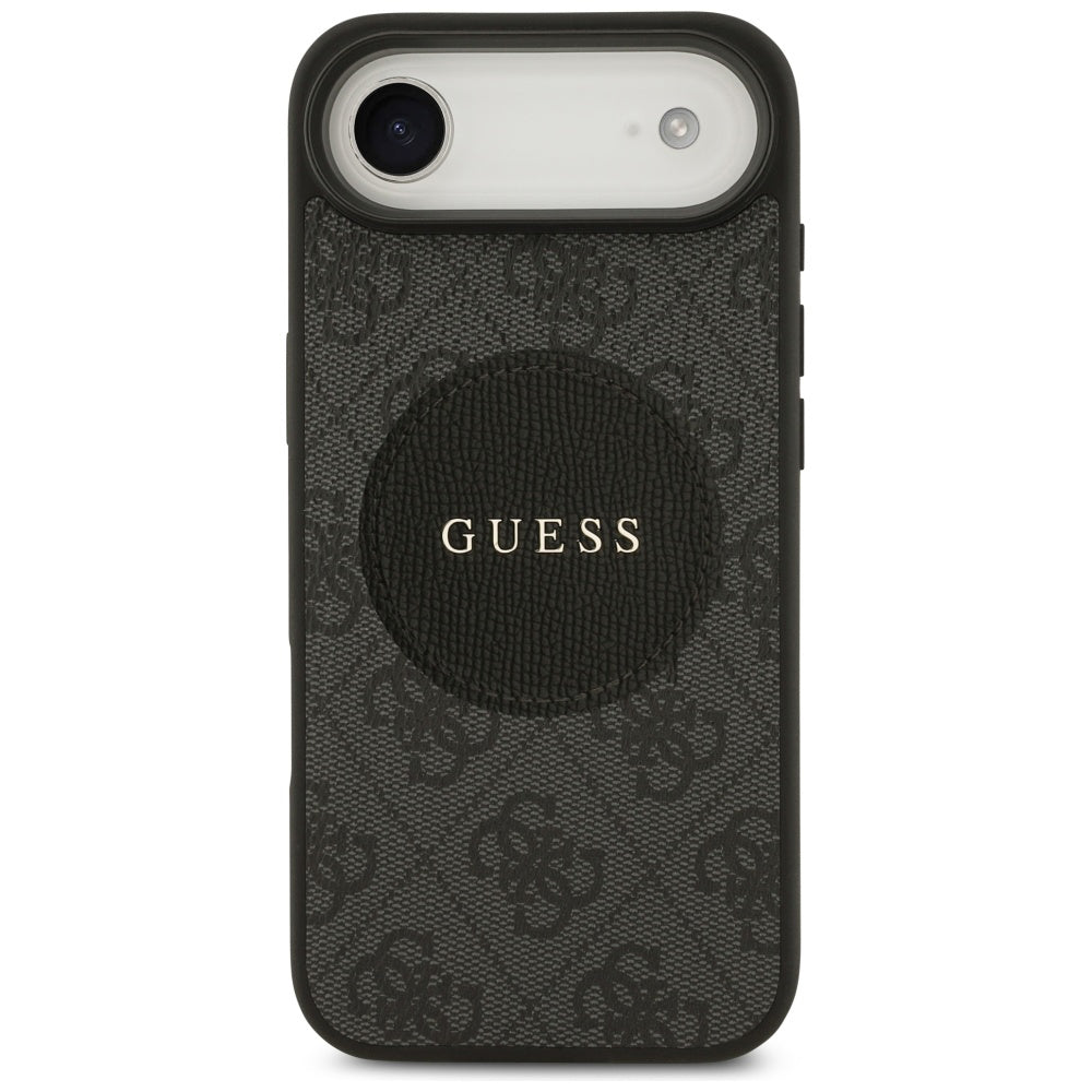 Husa de protectie Guess 4G Circle Classic Logo MagSafe (GUHMP17MP4PGRSGK) compatibil cu iPhone 17 Air, Negru