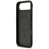 Husa de protectie Guess 4G Circle Classic Logo MagSafe (GUHMP17MP4PGRSGK) compatibil cu iPhone 17 Air, Negru