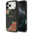 Husa de protectie Guess Hardcase 4G Flowers Print MagSafe (GUHMP17XP4ROPEMCK) compatibil cu iPhone 17 Pro Max, Negru