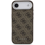 Husa de protectie Guess Hardcase 4G Classic Logo MagSafe (GUHMP17MP4GSSMCW) compatibil cu iPhone 17 Air, Maro