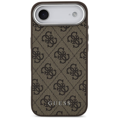 Husa de protectie Guess Hardcase 4G Classic Logo MagSafe (GUHMP17MP4GSSMCW) compatibil cu iPhone 17 Air, Maro