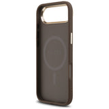 Husa de protectie Guess Hardcase 4G Triangle Logo (GUHMP17MP4GTDGMW) compatibil cu iPhone 17 Air, Maro