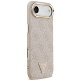Husa de protectie Guess Hardcase 4G Triangle Logo MagSafe (GUHMP17MP4GTDGMP) compatibil cu iPhone 17 Air, Roz