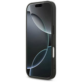 Husa de protectie Guess Fixed Glitter Big 4G (GUHCP17XHG4SGK) compatibil cu iPhone 17 Pro Max, Negru