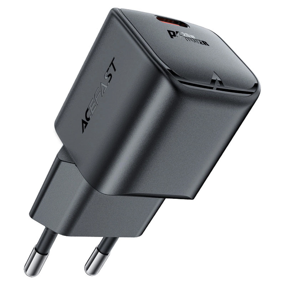Incarcator Acefast Mini (A73), GaN Technology, PD20W, Small Size Design, Negru
