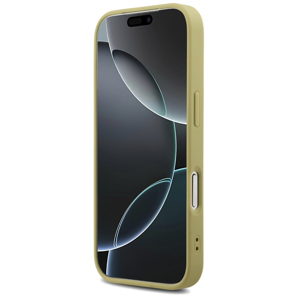 Husa de protectie Guess Fixed Glitter Big 4G (GUHCP17XHG4SGD) compatibil cu iPhone 17 Pro Max, Auriu