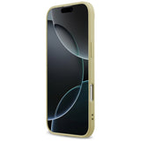 Husa de protectie Guess Fixed Glitter Big 4G (GUHCP17MHG4SGD) compatibil cu iPhone 17 Air, Auriu