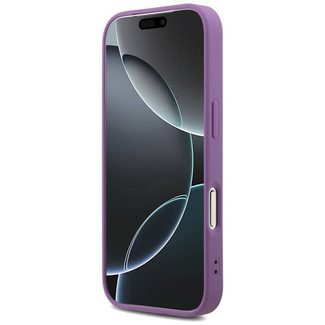 Husa de protectie Guess Fixed Glitter Big 4G (GUHCP17LHG4SGL) compatibil cu iPhone 17 Pro, Lila Deschis