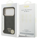 Husa de protectie Guess Hardcase 4G Triangle Logo MagSafe (GUHMP17XP4GTDGMK) compatibil cu iPhone 17 Pro Max, Negru