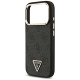 Husa de protectie Guess Hardcase 4G Triangle Logo MagSafe (GUHMP17XP4GTDGMK) compatibil cu iPhone 17 Pro Max, Negru