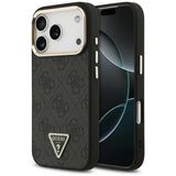 Husa de protectie Guess Hardcase 4G Triangle Logo MagSafe (GUHMP17XP4GTDGMK) compatibil cu iPhone 17 Pro Max, Negru