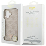 Husa de protectie Guess Hardcase 4G compatibil cu iPhone 17, Roz