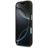 Husa de protectie Guess Hardcase 4G Triangle Logo MagSafe (GUHMP17SP4GTDGMK) compatibil cu iPhone 17, Negru
