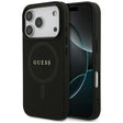 Husa de protectie Guess Saffiano Classic Logo MagSafe (GUHMP17LPSAHMCK) compatibil cu iPhone 17 Pro, Negru