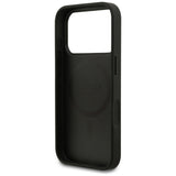 Husa de protectie Guess Saffiano Classic Logo MagSafe (GUHMP17LPSAHMCK) compatibil cu iPhone 17 Pro, Negru