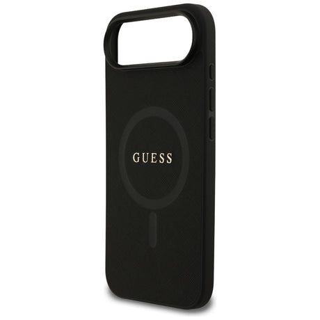 Husa de protectie Guess Saffiano Classic Logo MagSafe (GUHMP17MPSAHMCK) compatibil cu iPhone 17 Air, Negru