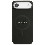 Husa de protectie Guess Saffiano Classic Logo MagSafe (GUHMP17MPSAHMCK) compatibil cu iPhone 17 Air, Negru