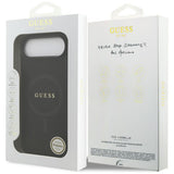 Husa de protectie Guess Saffiano Classic Logo MagSafe (GUHMP17MPSAHMCK) compatibil cu iPhone 17 Air, Negru