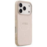 Husa de protectie Guess Saffiano Classic Logo MagSafe (GUHMP17LPSAHMCP) compatibil cu iPhone 17 Pro, Roz