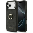 Husa de protectie Guess Hardcase 4G Ring Stand (GUHCP17X4GMRGR) compatibil cu iPhone 17 Pro Max, Negru