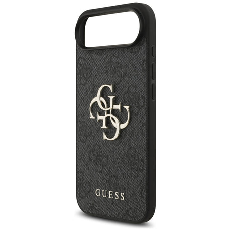 Husa de protectie Guess Hardcase 4G Classic Logo with Strap (GUHCP17MP4GMGSK) compatibil cu iPhone 17 Air, Negru