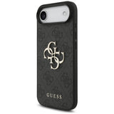 Husa de protectie Guess Hardcase 4G Classic Logo with Strap (GUHCP17MP4GMGSK) compatibil cu iPhone 17 Air, Negru