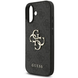 Husa de protectie Guess Hardcase 4G Classic Logo with Strap (GUHCP17SP4GMGSK) compatibil cu iPhone 17, Negru