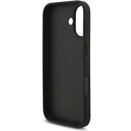 Husa de protectie Guess Hardcase 4G Classic Logo with Strap (GUHCP17SP4GMGSK) compatibil cu iPhone 17, Negru