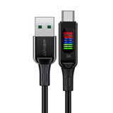 Cablu Acefast (C7-04), USB to Type-C, Fast Charging, 3A, Braided Nylon, 25.000 Bends, 1.2m, Negru