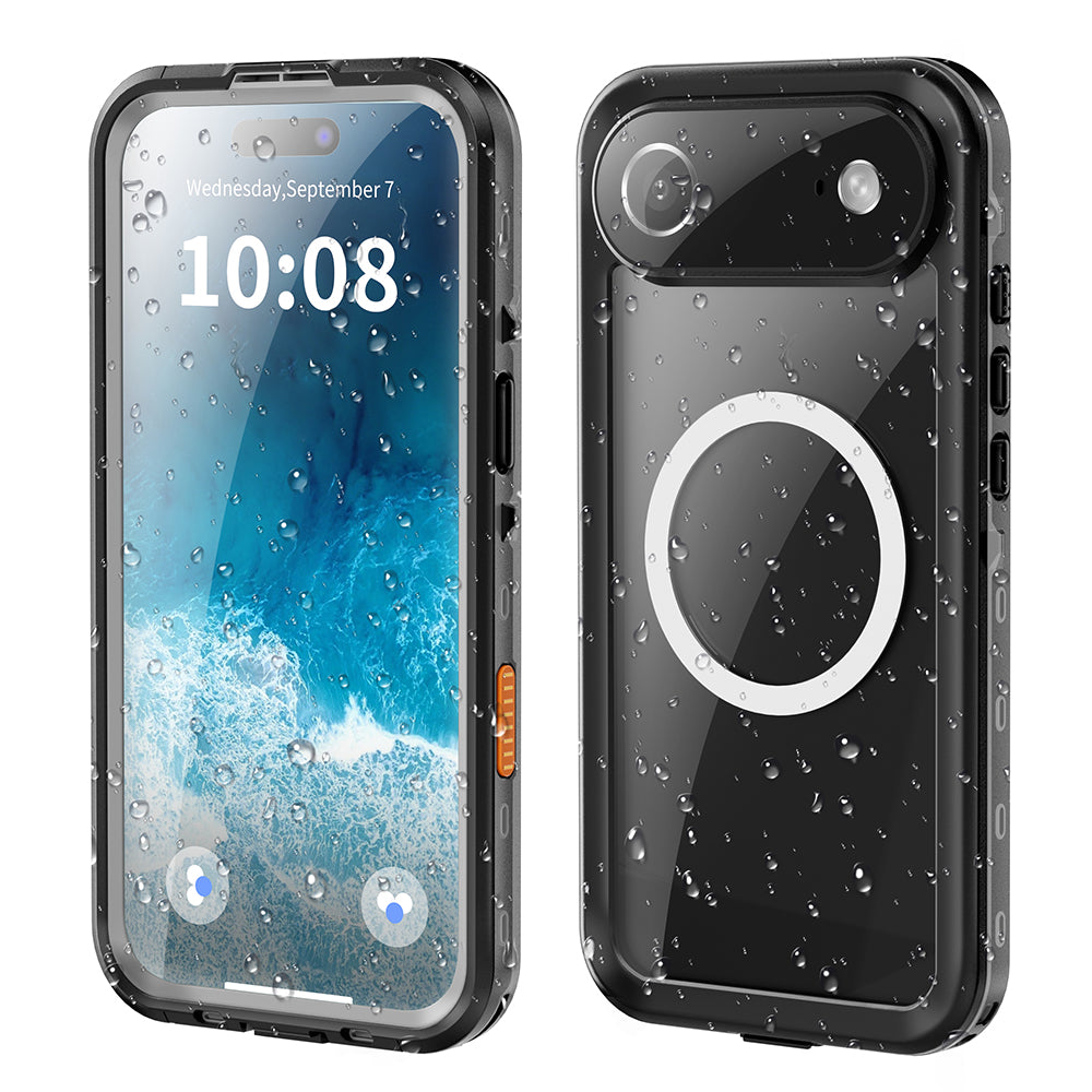 Husa de protectie ShellBox Waterproof IP68 compatibil cu iPhone 17 Air, Negru