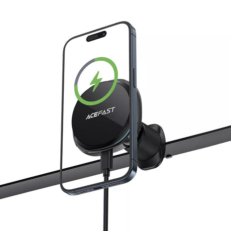 Suport Acefast with Wireless Charging (D31), for iPhone, MagSafe, 360° Adjustable, for Air Vent, 12V/2A, 15W, Negru