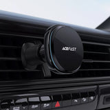 Suport Acefast with Wireless Charging (D31), for iPhone, MagSafe, 360° Adjustable, for Air Vent, 12V/2A, 15W, Negru
