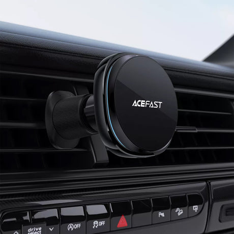 Suport Acefast with Wireless Charging (D31), for iPhone, MagSafe, 360° Adjustable, for Air Vent, 12V/2A, 15W, Negru