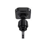 Suport Acefast with Wireless Charging (D32), for iPhone, MagSafe, Retractable Cable, for Air Vent, USB-C, 85cm, Negru
