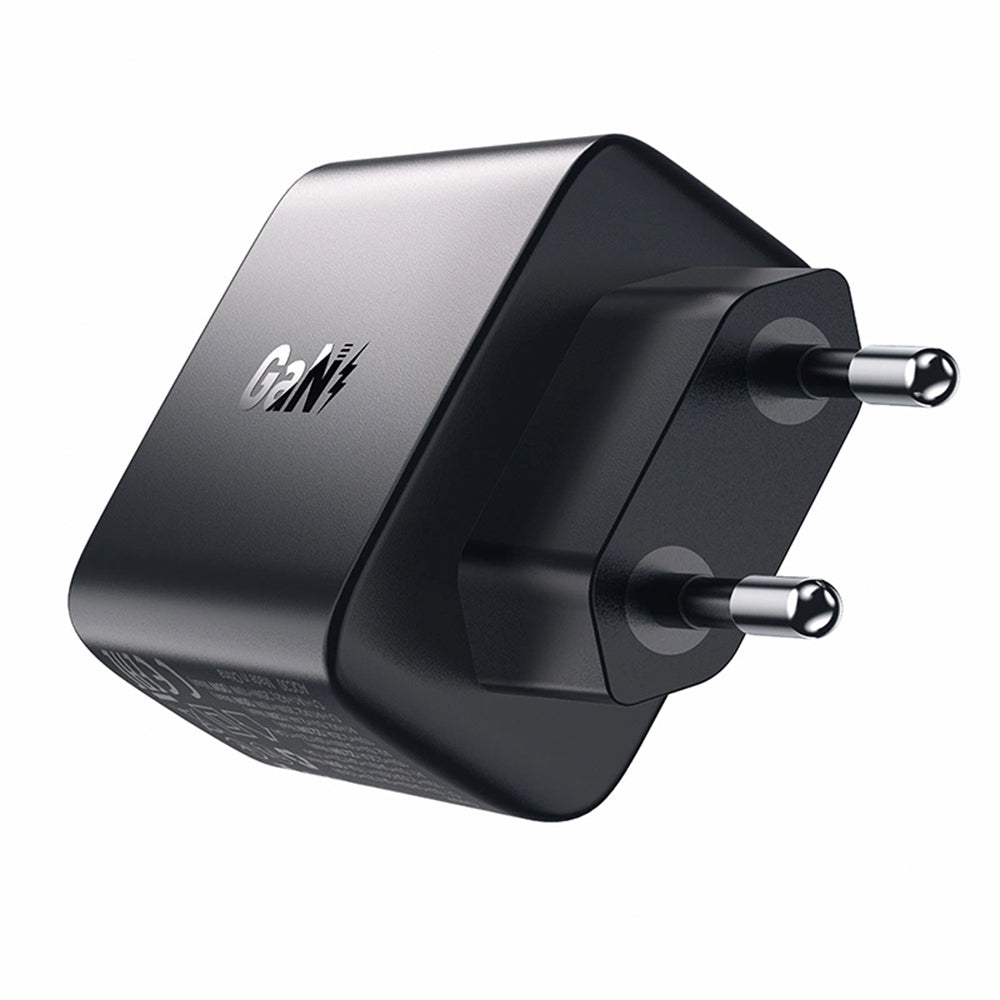 Incarcator Acefast (A57), GaN, Fast Charging, 2x USB, Type-C, PD35W, Smart Chip, Negru