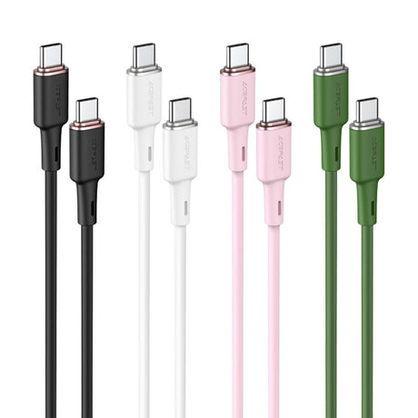 Cablu Acefast (C2-03), Type-C to Type-C, 60W, 3A, Fast Charging, 1.2m, Negru