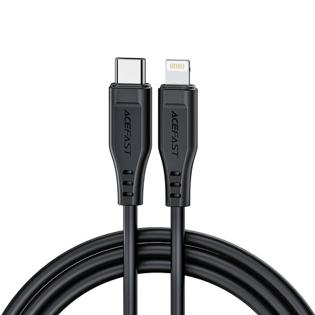 Cablu Acefast (C3-01), Type-C to Lightning, 30W, 3A, Fast Charging, 1.2m, Alb
