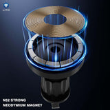 Suport Lito (LT-W05), for Air Vent, with N52 Neodymium Magnet, 360° Rotation, 32mm Wide Tail Clip Hook, Negru